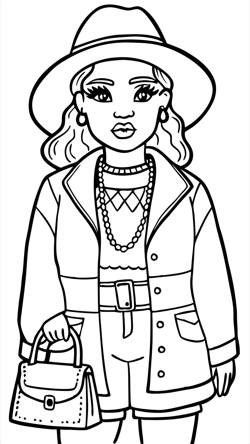 fashion coloring pages